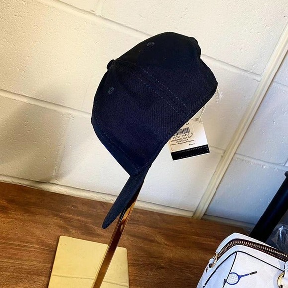 Coach C0977 Airbrush Flat Brim Hat In Black - Picture 5 of 9